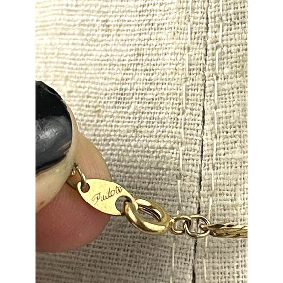 VTG Gold Tone Chain Necklace 19" MCM Elegant Unsigned - Picture 11 of 14